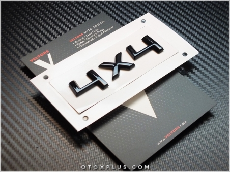 Skoda Parlak Siyah / Piano Black 4x4 Bagaj Yazı Logo Amblem