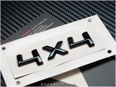 Skoda Parlak Siyah / Piano Black 4x4 Bagaj Yazı Logo Amblem