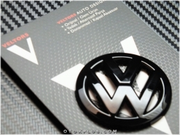 VW Black / Siyah Airbag Direksiyon VW Logo Amblem