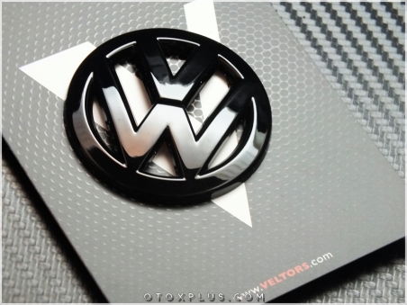VW Black / Siyah Airbag Direksiyon VW Logo Amblem
