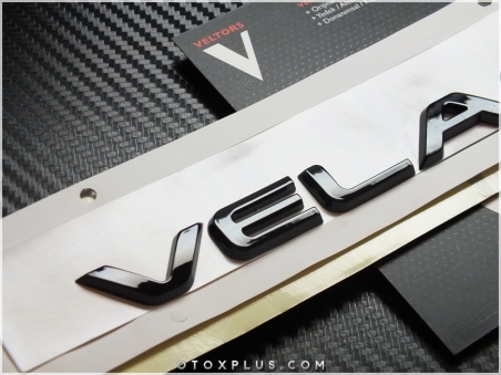 Range Rover Black / Siyah VELAR Bagaj Yazı VELAR Logo Amblem