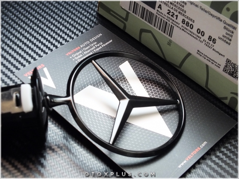Mercedes Black / Siyah Kaput Yıldız Logo Amblem Mercedes Black / Siyah Kaput Yıldız Logo Amblem
