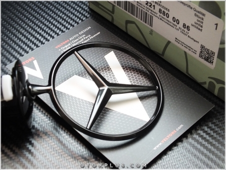 Mercedes Black / Siyah Kaput Yıldız Logo Amblem