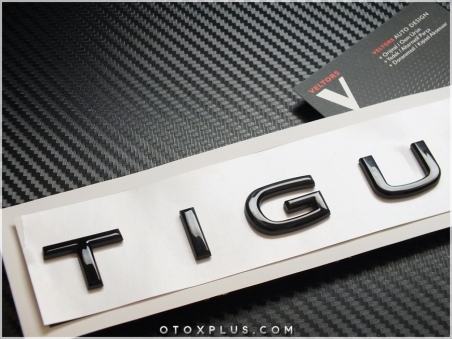 VW Black / Siyah Tiguan Bagaj Yazı Tiguan Logo Amblem