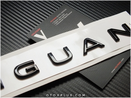 VW Black / Siyah Tiguan Bagaj Yazı Tiguan Logo Amblem