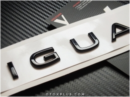 VW Black / Siyah Tiguan Bagaj Yazı Tiguan Logo Amblem