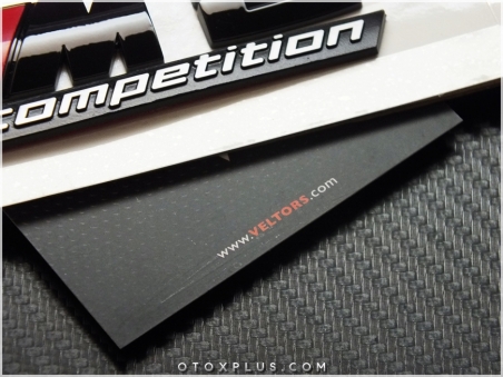 BMW Black / Siyah M6 Competition Bagaj Logo Amblem Seti