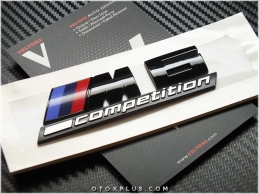 BMW Black / Siyah M6 Competition Bagaj Logo Amblem Seti