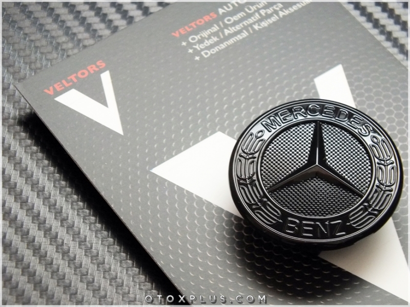 Mercedes W205 W213 W222 Black / Siyah Izgara Logo Amblem Mercedes W205 W213 W222 Black / Siyah Izgara Logo Amblem