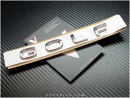 VW Yeni Tip Golf Bagaj Yazı Golf Logo Amblem
