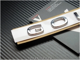 VW Yeni Tip Golf Bagaj Yazı Golf Logo Amblem