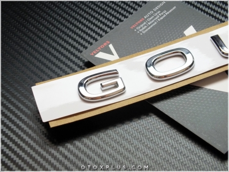 VW Yeni Tip Golf Bagaj Yazı Golf Logo Amblem