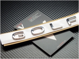 VW Yeni Tip Golf Bagaj Yazı Golf Logo Amblem