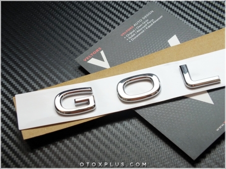 VW Yeni Tip Golf Bagaj Yazı Golf Logo Amblem