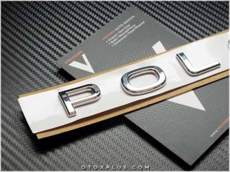 VW Yeni Tip Polo Bagaj Yazı Golf Logo Amblem