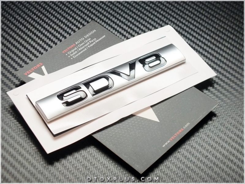 Range Rover Range SDV8 Logo Amblem