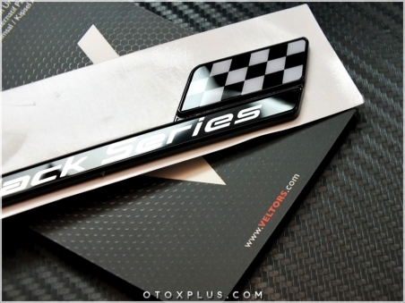 Mercedes Yeni Tip AMG Black Series Black Yazı Logo Amblem
