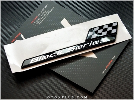 Mercedes Yeni Tip AMG Black Series Black Yazı Logo Amblem