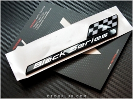 Mercedes Yeni Tip AMG Black Series Black Yazı Logo Amblem
