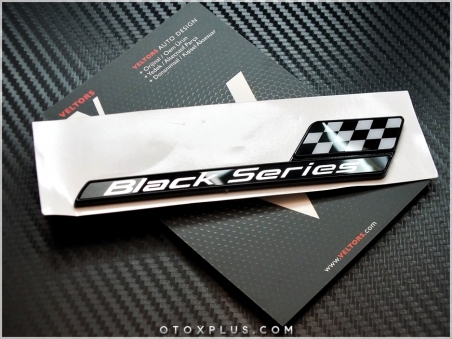 Mercedes Yeni Tip AMG Black Series Black Yazı Logo Amblem