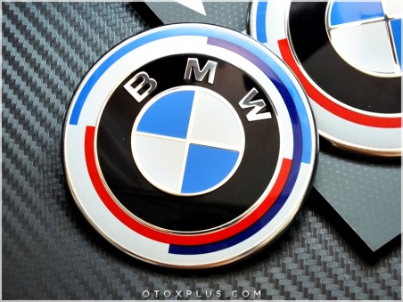 BMW 50. Yıl Ön Kaput Arka Bagaj Logo Amblem Seti
