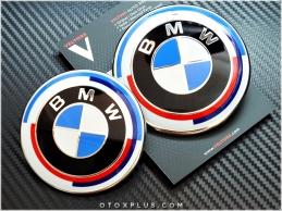BMW 50. Yıl Ön Kaput Arka Bagaj Logo Amblem Seti BMW 50. Yıl Ön Kaput Arka Bagaj Logo Amblem Seti
