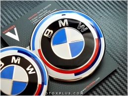 BMW 50. Yıl Ön Kaput Arka Bagaj Logo Amblem Seti BMW 50. Yıl Ön Kaput Arka Bagaj Logo Amblem Seti