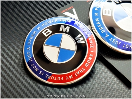 BMW 50. Yıl Kaput Bagaj BMW Logo Amblem Seti