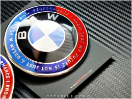 BMW 50. Yıl Kaput Bagaj BMW Logo Amblem Seti