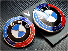 BMW 50. Yıl Kaput Bagaj BMW Logo Amblem Seti