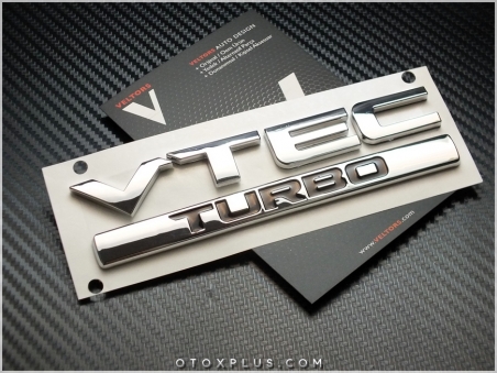 Honda VTEC TURBO Bagaj Yazı VTEC TURBO Logo Amblem