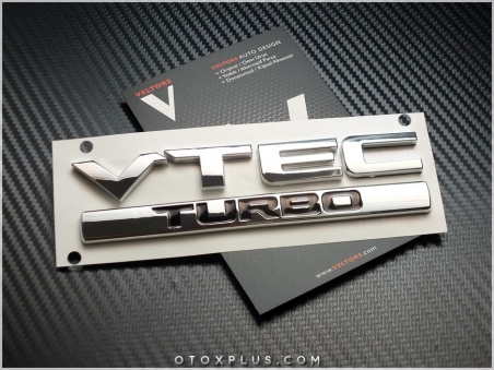 Honda VTEC TURBO Bagaj Yazı VTEC TURBO Logo Amblem