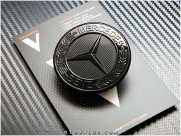 Mercedes Glossy Black / Parlak Siyah Kaput Yıldız Logo Amblem