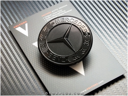 Mercedes Glossy Black / Parlak Siyah Kaput Yıldız Logo Amblem