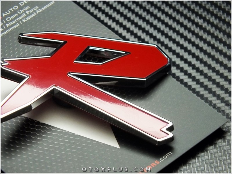 Honda R Bagaj Yazı R Logo Amblem Honda R Bagaj Yazı R Logo Amblem