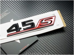 Mercedes Black / Siyah A 45 S / A 45S Yazı Logo Amblem