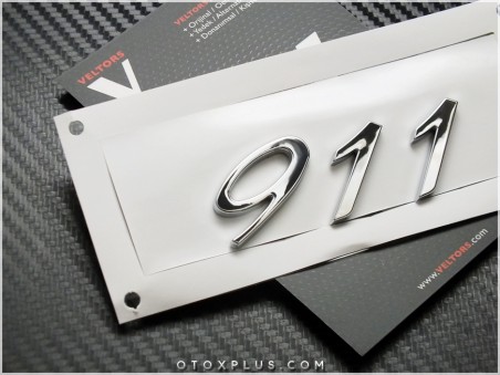 Porsche 911 Bagaj Yazı 911 Logo Amblem