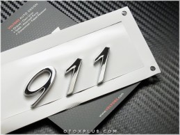 Porsche 911 Bagaj Yazı 911 Logo Amblem