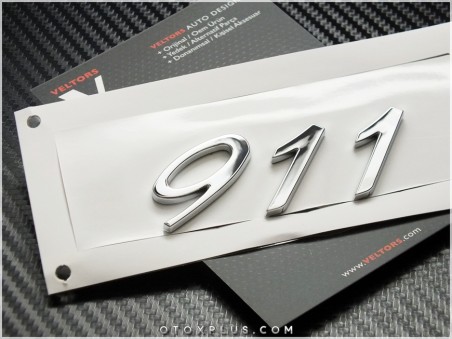 Porsche 911 Bagaj Yazı 911 Logo Amblem