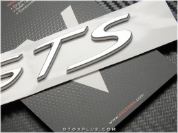 Porsche Silver / Gri GTS Bagaj Yazı GTS Logo Amblem