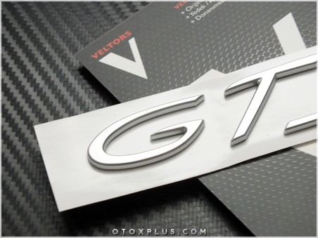 Porsche Silver / Gri GTS Bagaj Yazı GTS Logo Amblem