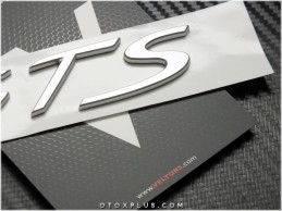 Porsche Silver / Gri GTS Bagaj Yazı GTS Logo Amblem Porsche Silver / Gri GTS Bagaj Yazı GTS Logo Amblem