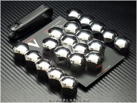 Mercedes Kromaj / Parlak Krom Jant Bijon Kapak Seti