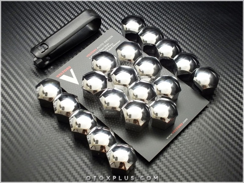 Mercedes Kromaj / Parlak Krom Jant Bijon Kapak Seti