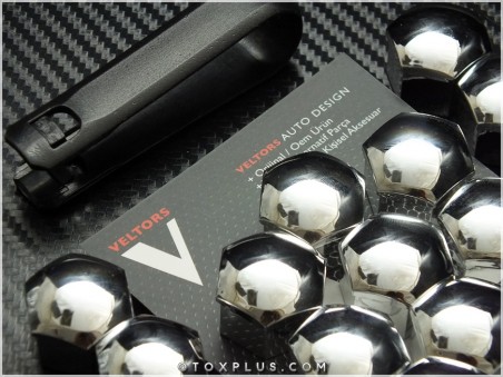 Mercedes Kromaj / Parlak Krom Jant Bijon Kapak Seti