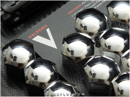 Mercedes Kromaj / Parlak Krom Jant Bijon Kapak Seti