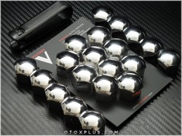 Mercedes Kromaj / Parlak Krom Jant Bijon Kapak Seti