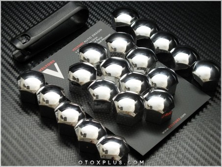 Mercedes Kromaj / Parlak Krom Jant Bijon Kapak Seti