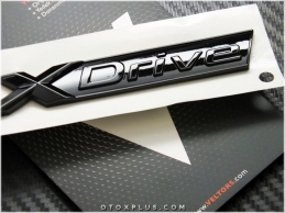 BMW Black / Siyah xDrive X Drive Bagaj Yazı Logo Amblem
