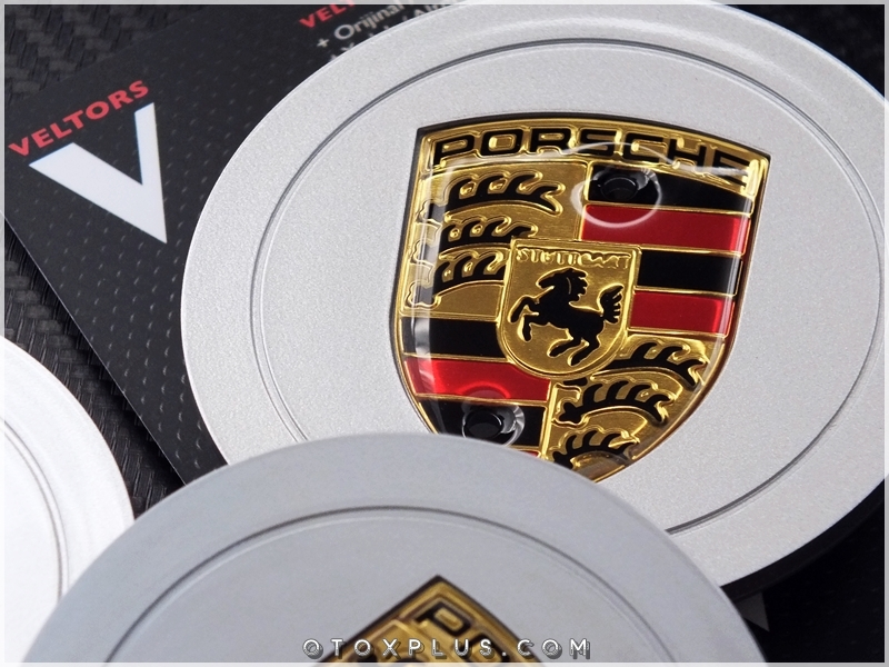 Porsche Logo Amblem Jant Göbeği Göbek Kapak Seti Porsche Logo Amblem Jant Göbeği Göbek Kapak Seti